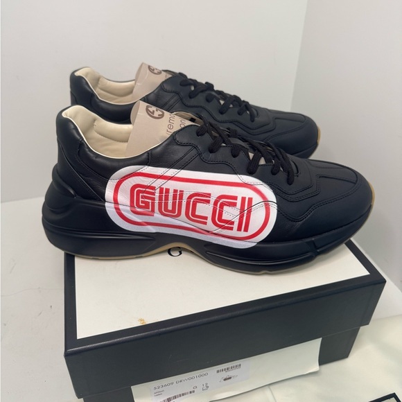 GUCCI RHYTON SNEAKERS - SEGA - RARE! 100% AUTHENTIC! BRAND NEW WITH BOX! - Picture 1 of 9